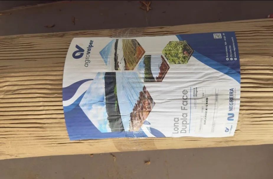 Lona dupla face de silagem 