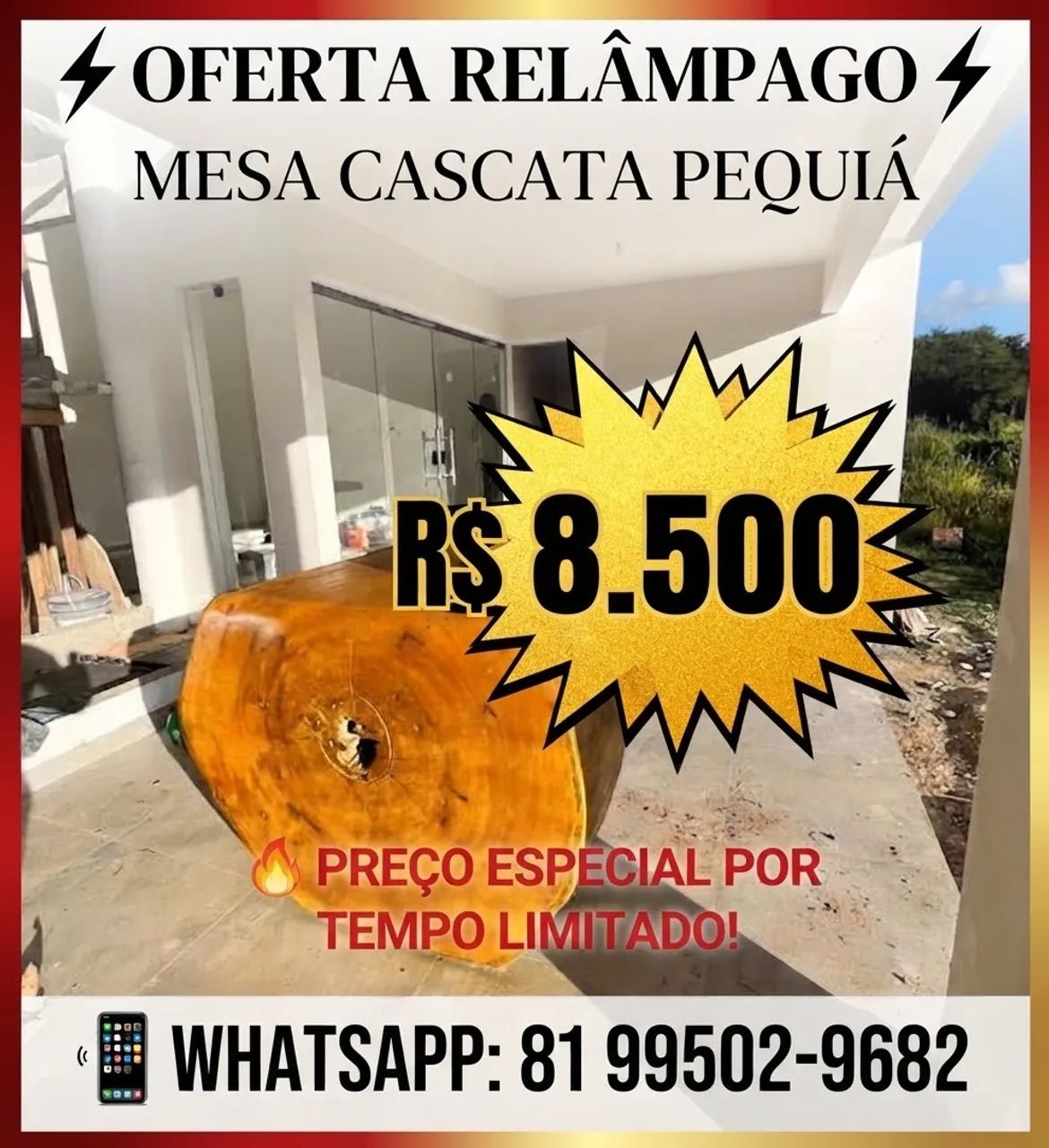 Mesa cascatas 