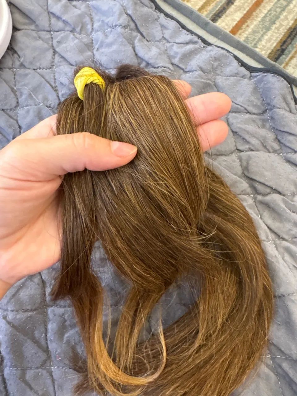 Cabelo humano brasileiro com luzes - 35 cm - 138 g - Foto 3