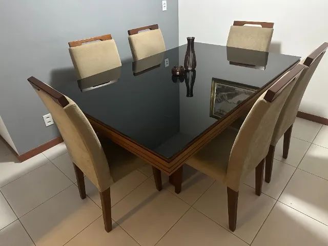 Mesa de Jantar retangular 2,20 x 1,80m