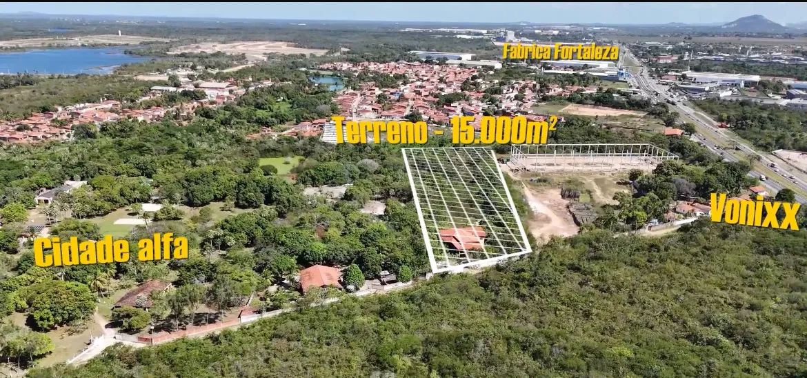 Terreno com 15 mil m2 próximo a cidade alfa e fábrica Vonixx