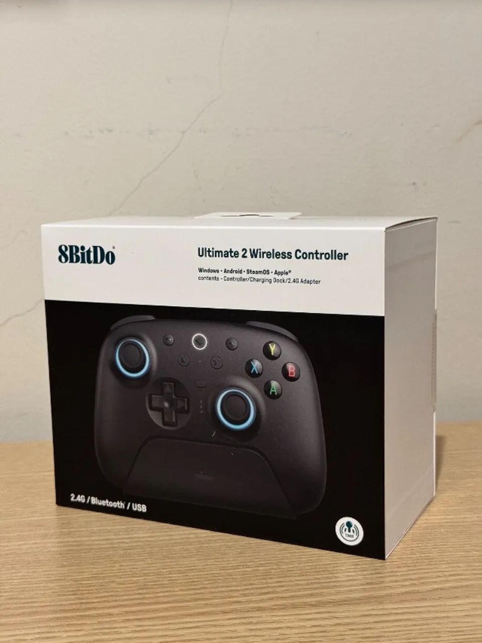 Controle 8Bitdo Ultimate 2 - PC/Switch/Android/Apple - Lacrado
