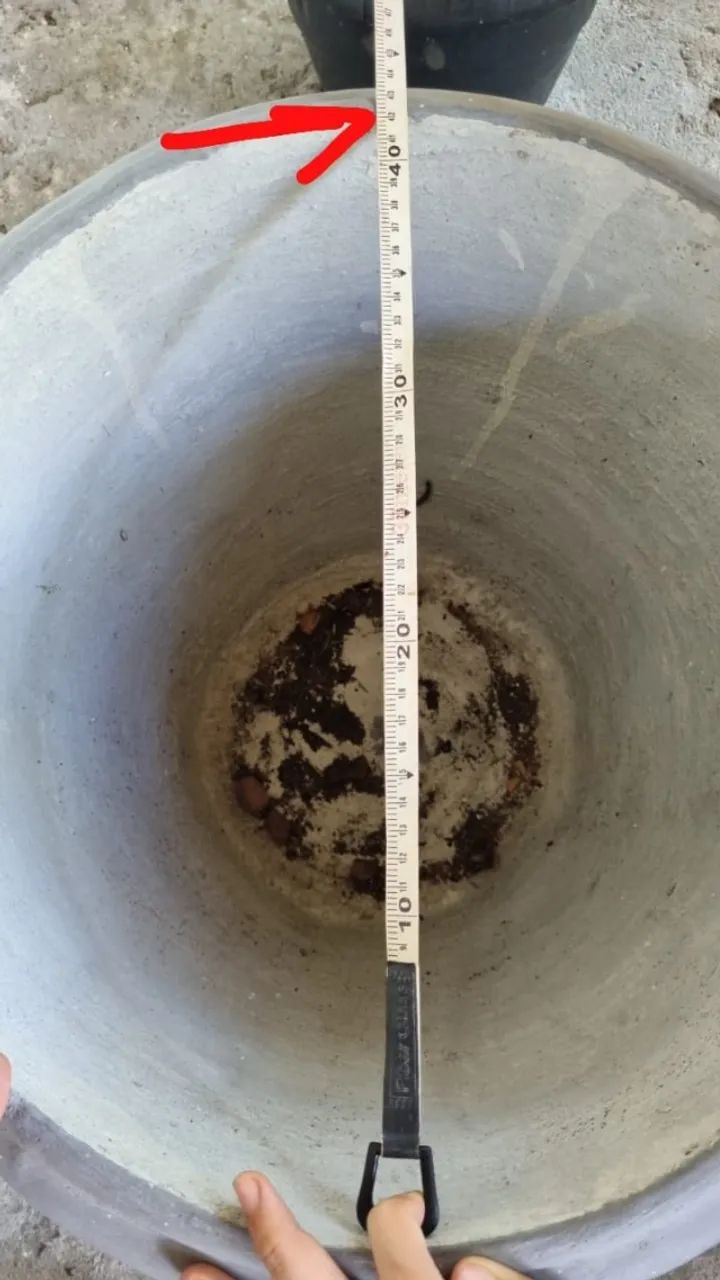 Vaso de Cimento 42cm | Vaso Grande para Plantas e Jardim - PRONTA ENTREGA! - Foto 3