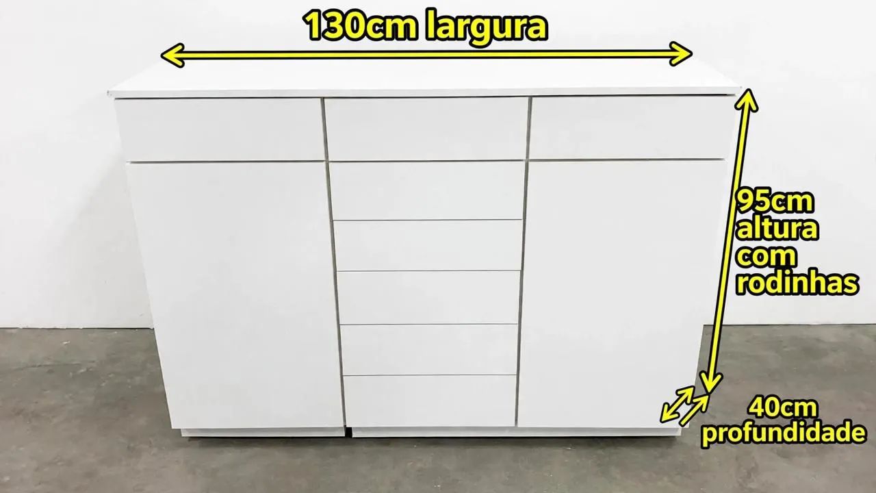 Cômoda 100% mdf