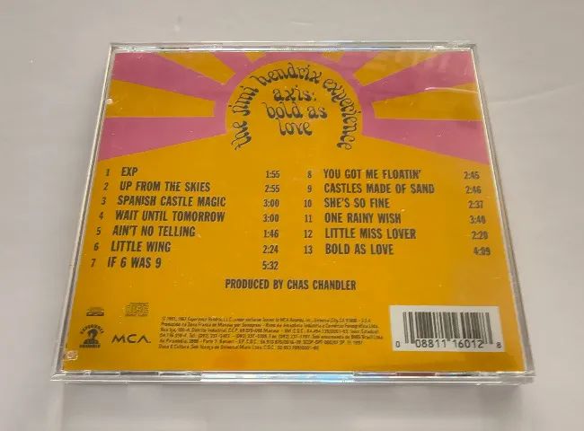 CD The Jimi Hendrix Experience - Axis - Bold As Love - MCA - Made