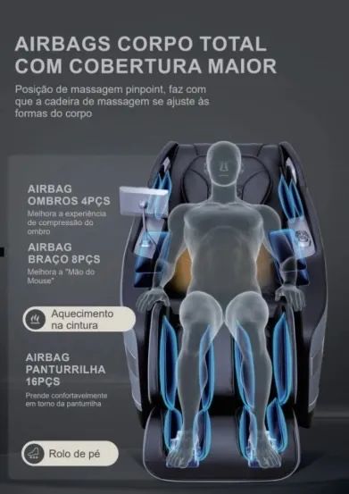 Cadeira Poltrona de Massagem Nova - Foto 5