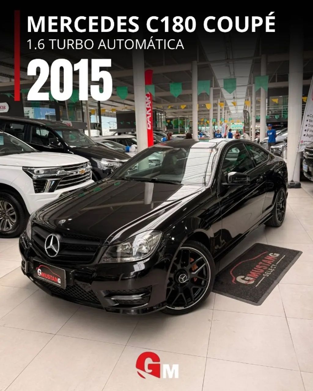 Mercedes-Benz C-180 C-180 CGI COUPE SPORT 1.6 TB 16V AUT. 2015