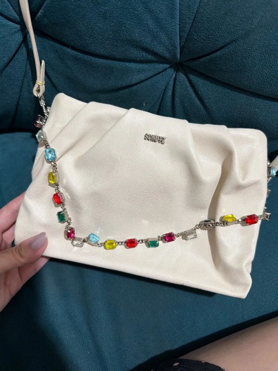 Bolsa schutz pequena couro