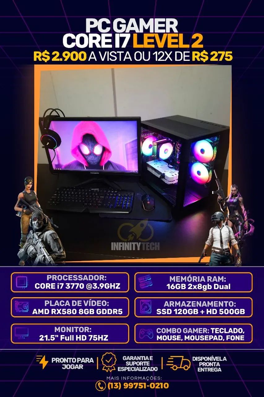 PC Gamer Novos - Foto 3
