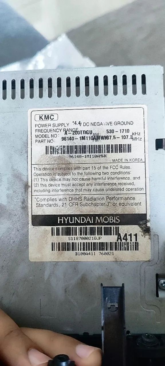 Som original Kia Cerato 2012 - Foto 3