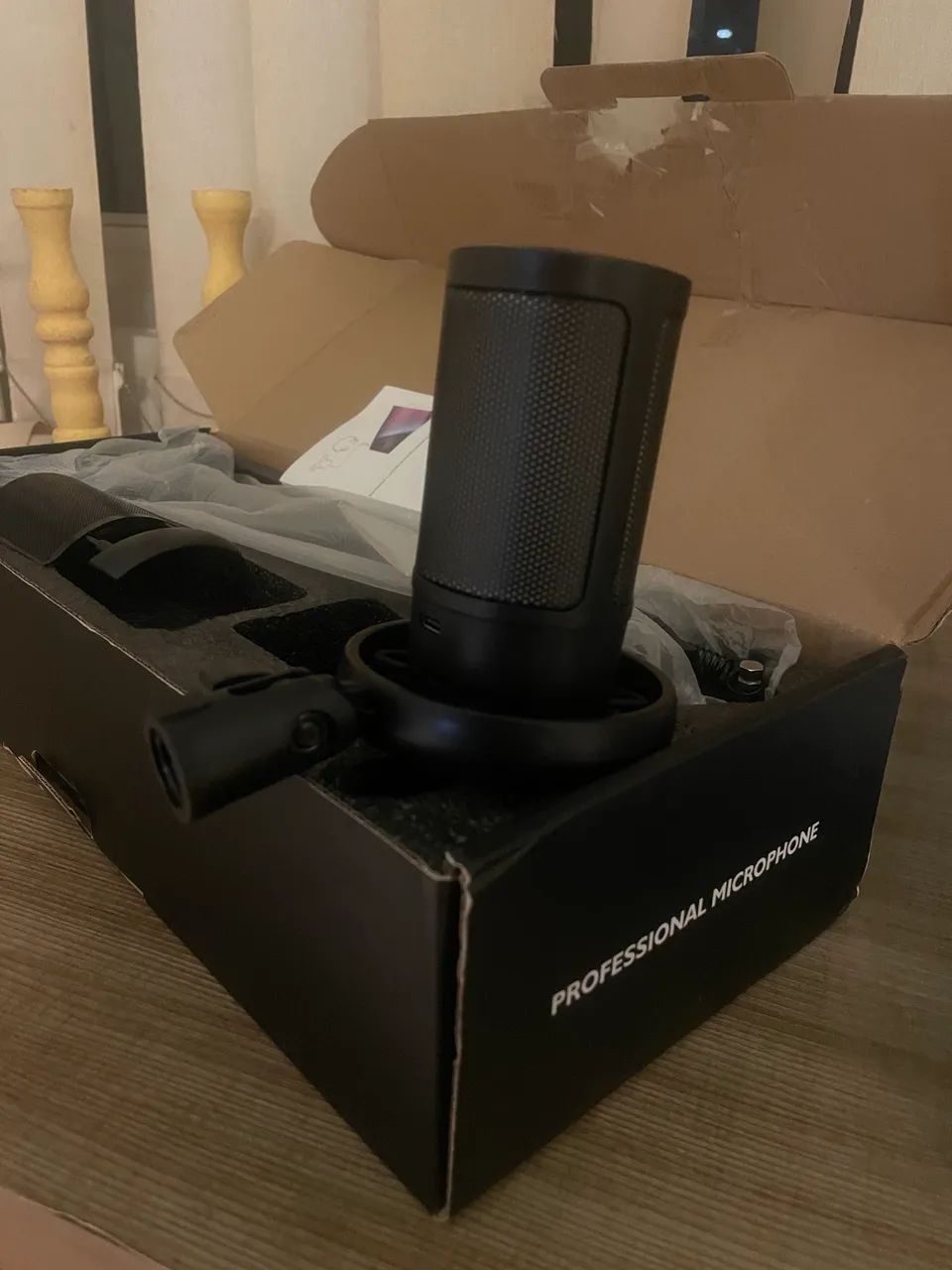 Microfone Profissional USB-C + Pop Filter Profissional | Kit Completo Gravação - Foto 5