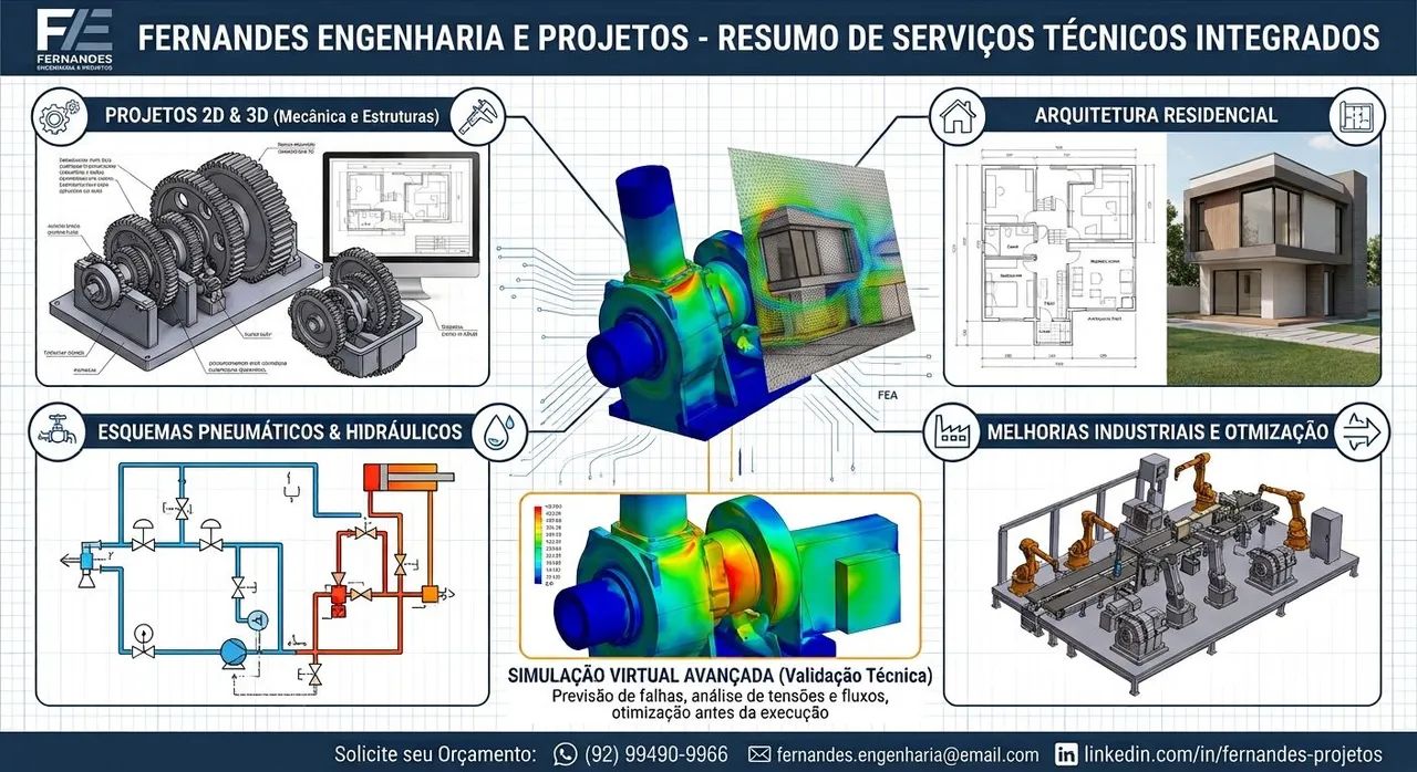 Engenheiro mecânico projetista 