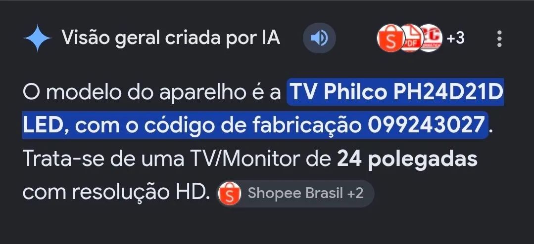 TV  Philco 24 polegadas led - Foto 5