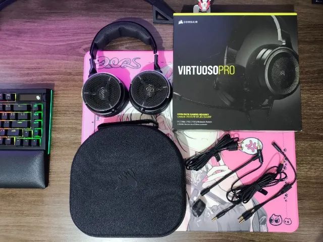 Headset Corsair Virtuoso Pro Open Back c/ fio 3.5mm