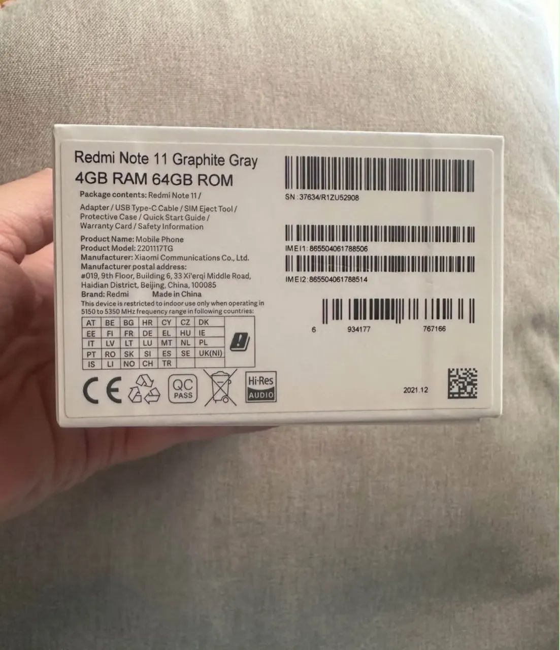 Redmi note 11 preto 4GB RAM 64GB - Foto 2