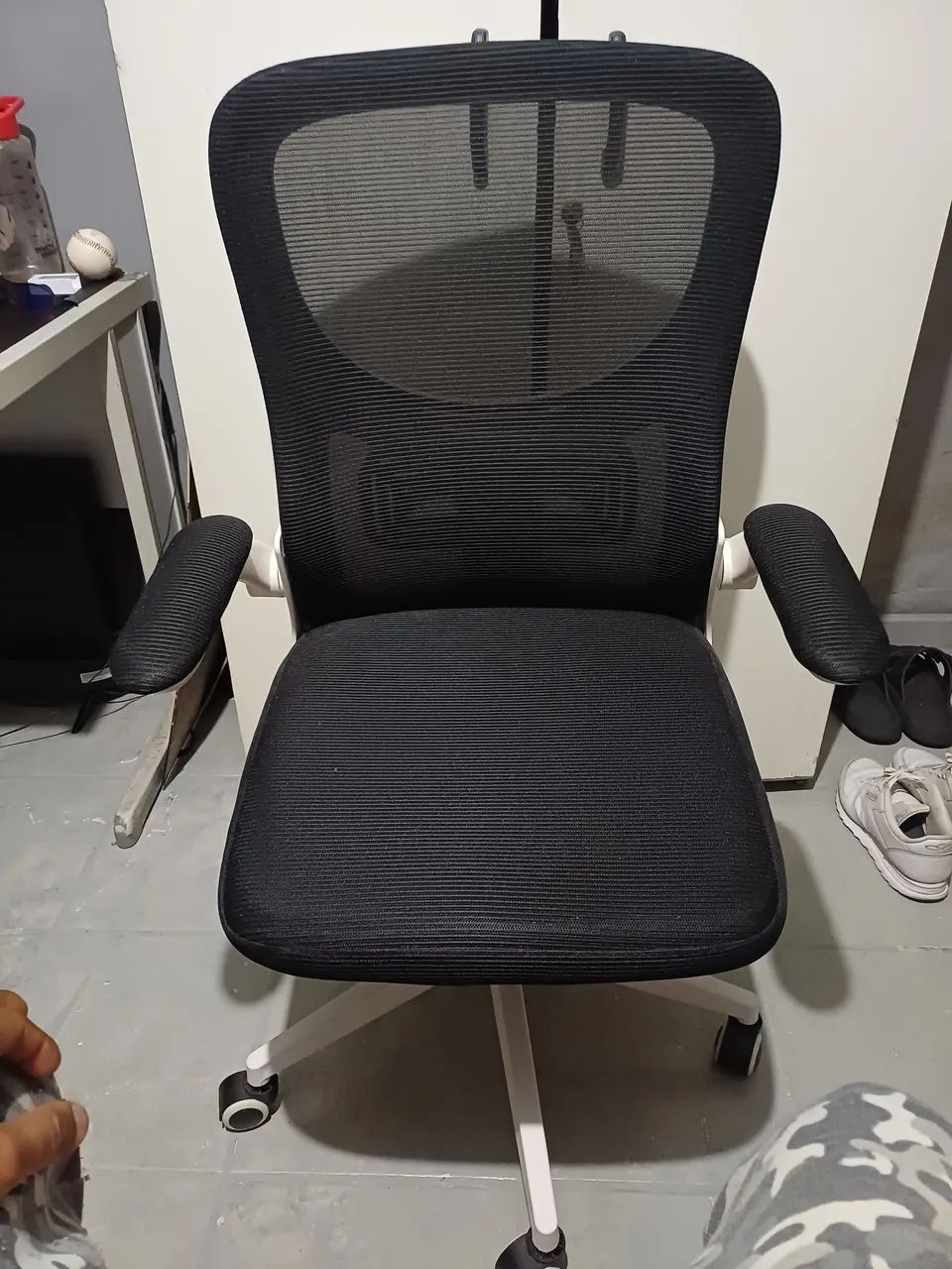 Cadeira ergonômica branca - Foto 5