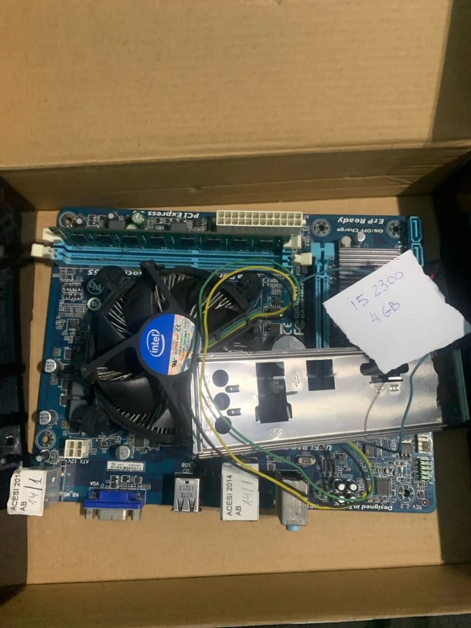 Kit placa mãe Intel soquet 1155 e 775 ddr3  - Foto 2
