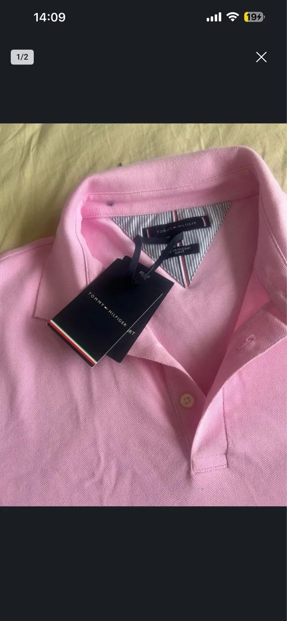 Camisa polo masculina Tommy  - Foto 2