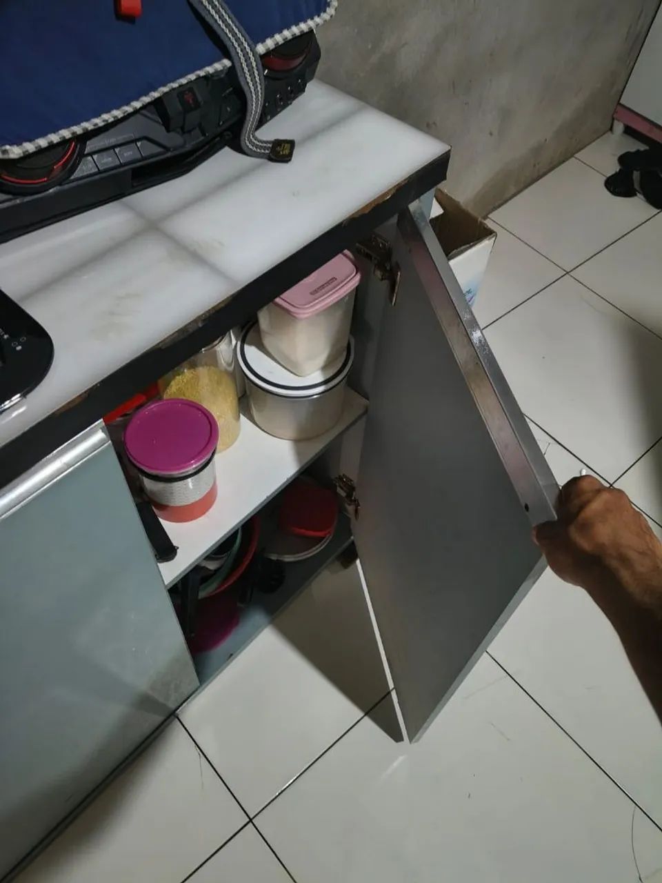 Fogão Cooktop e balcão 