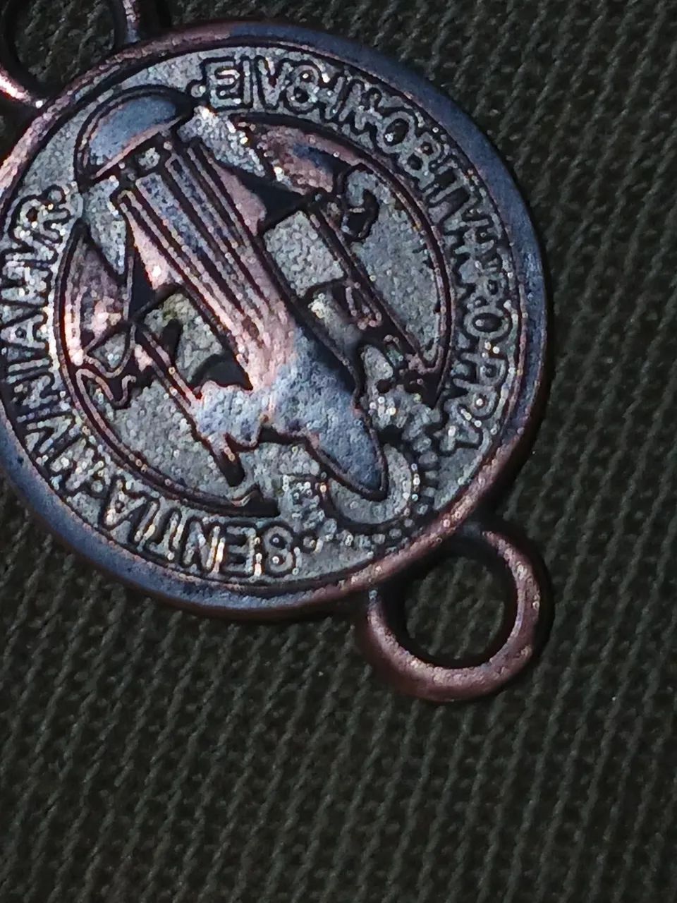 Medalha antiga de São Bento  - Foto 2