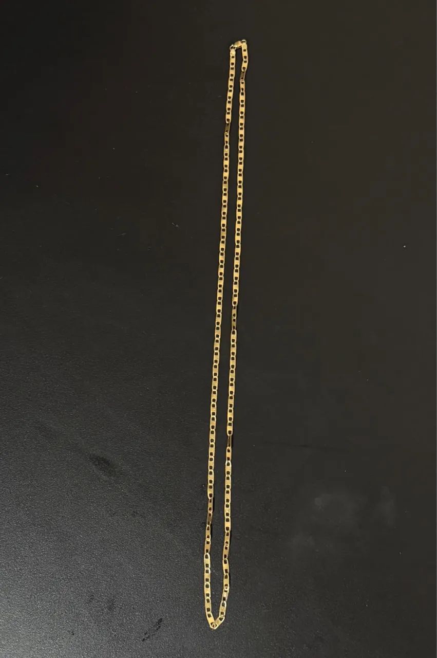Cordão de ouro - Modelo Piastrine 5.4 gramas  - Foto 4