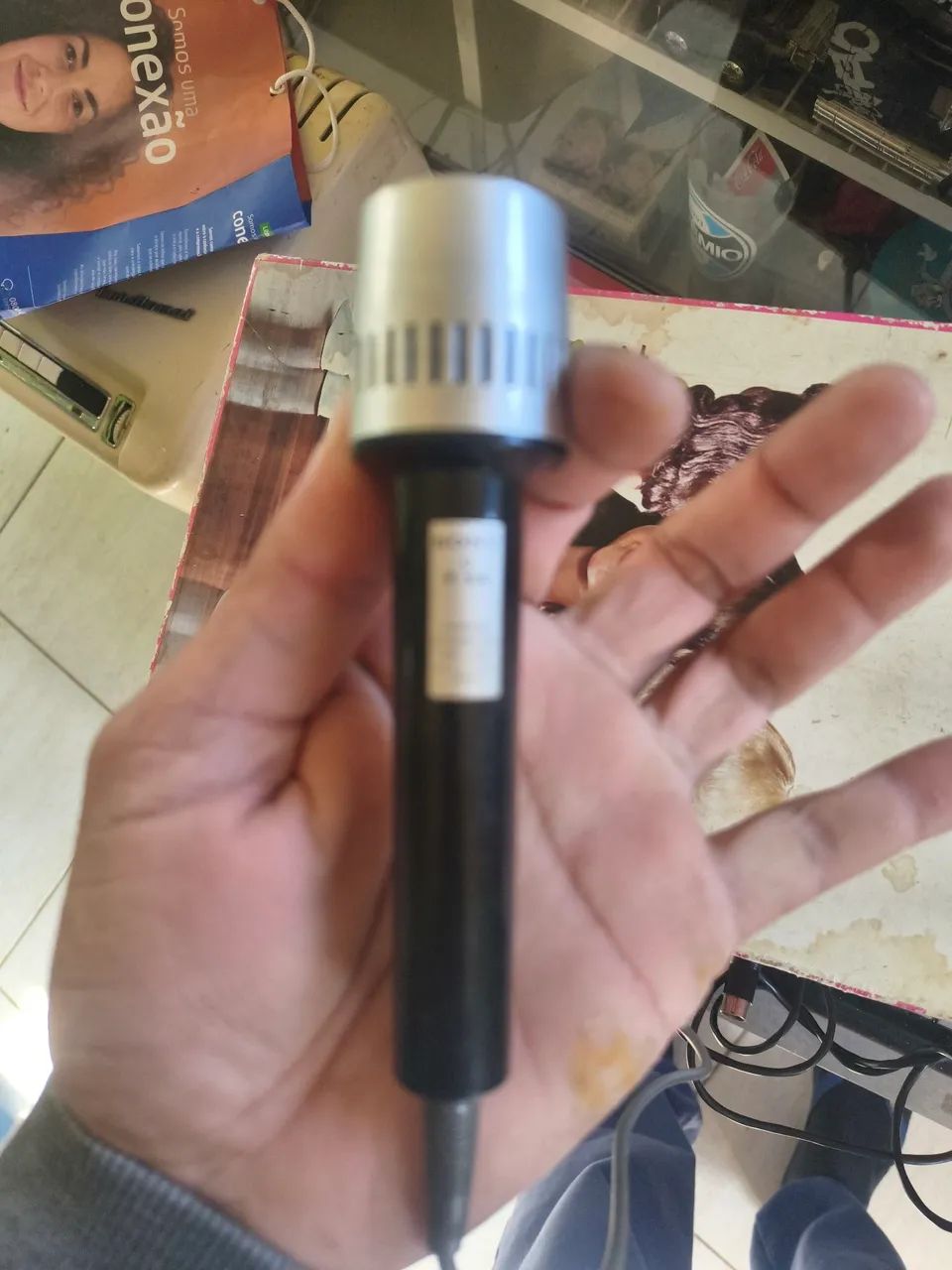 Dois microfones antigos  - Foto 3