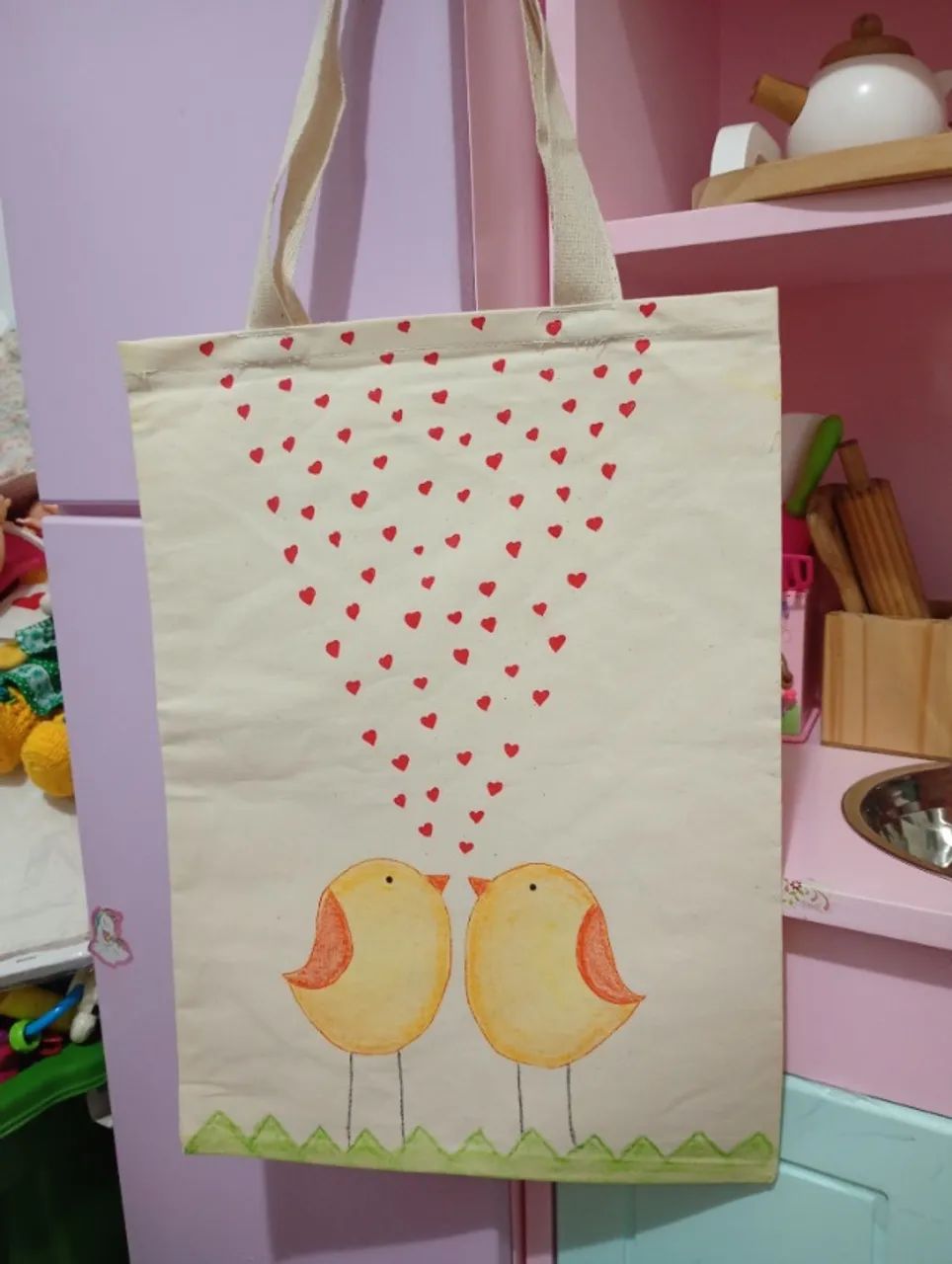 Ecobag pintada a mão  - Foto 3
