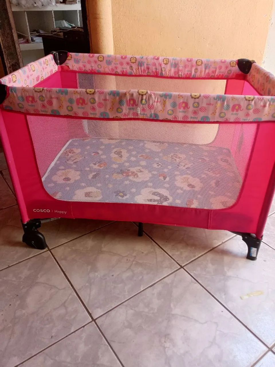 Berço Cercado Menina Cosco  - Foto 2