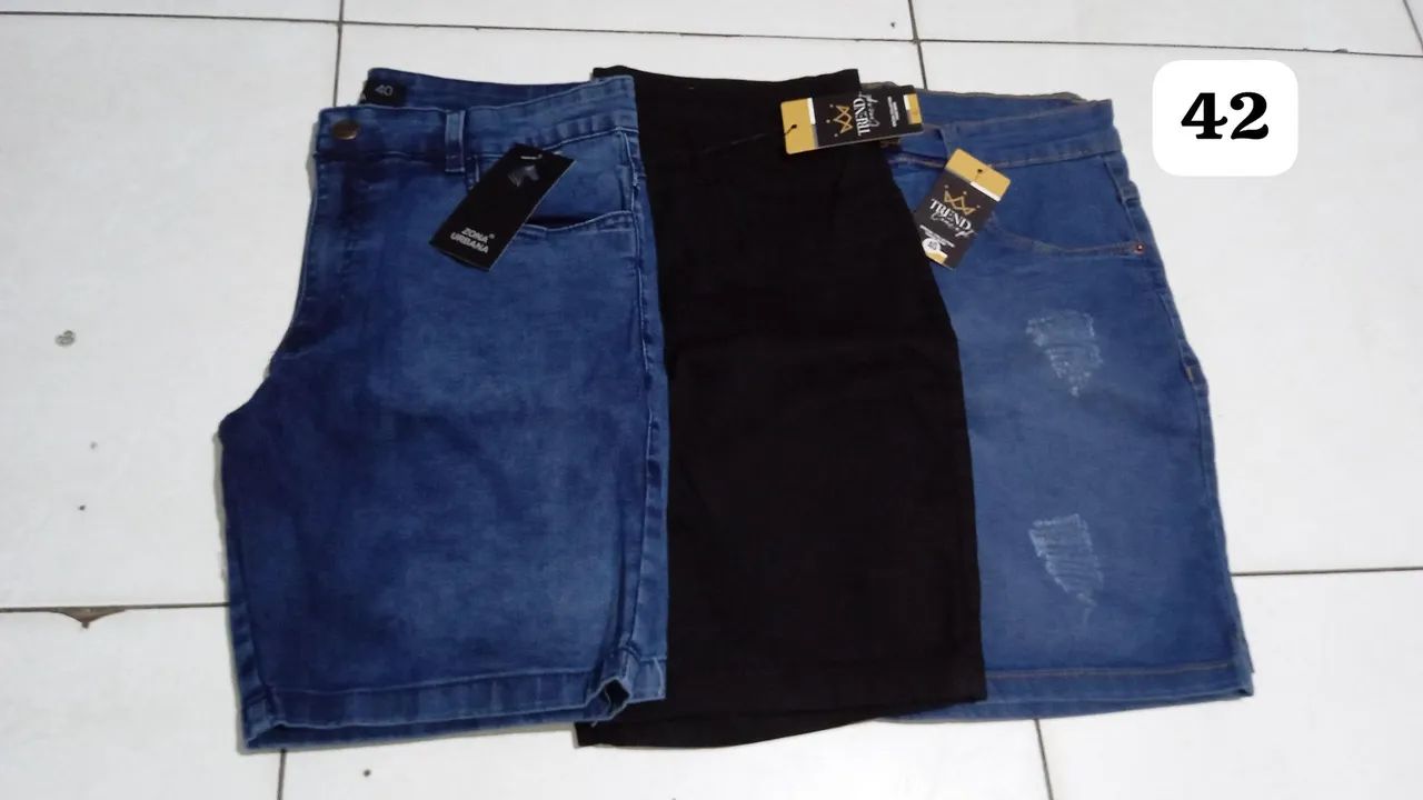 Bermuda masculina jeans disponível atacado e varejo  - Foto 5