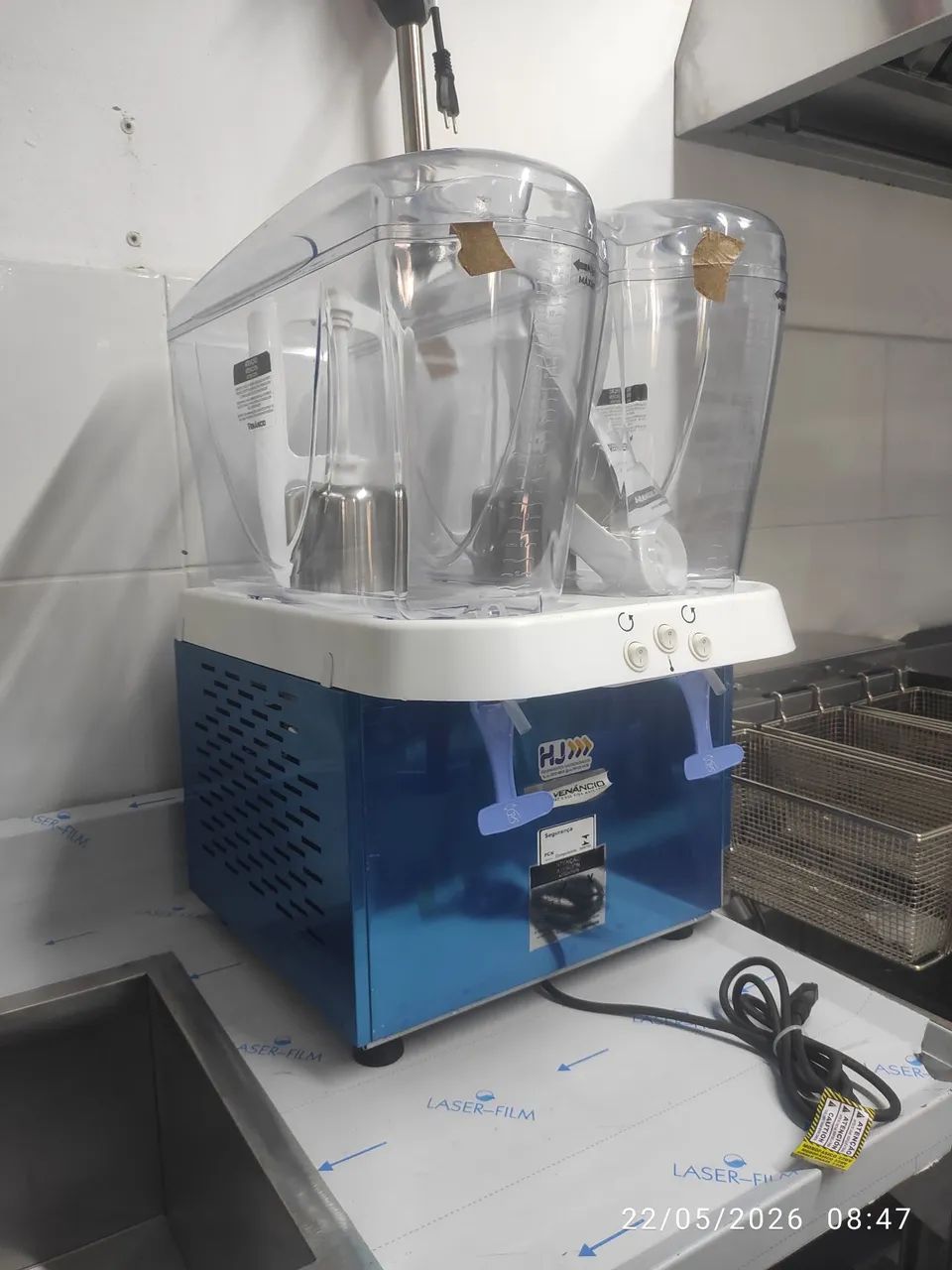 Bh máquina de suco Refresqueira Venâncio 2 tanques 
