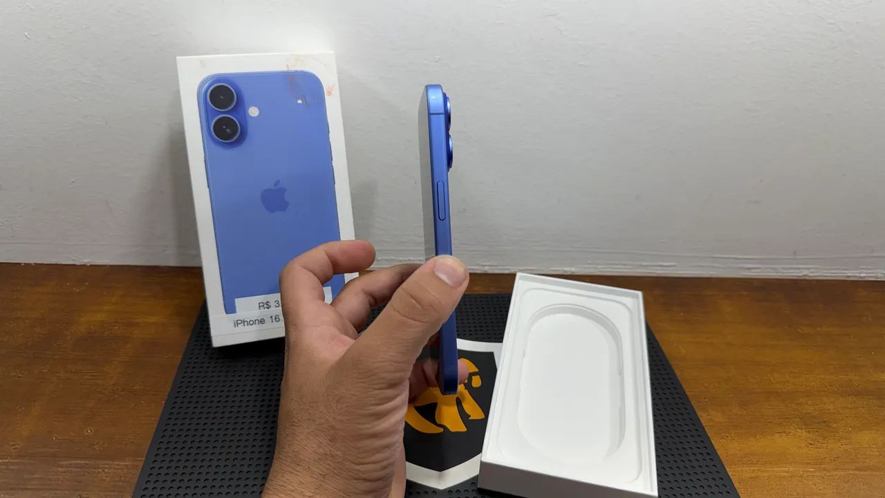 Iphone 16 128GB Azul - semi novo  - Foto 2