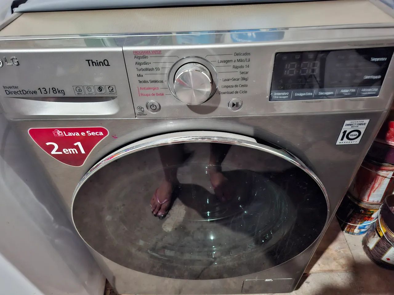 Maquina lavar e secadora LG - Foto 3