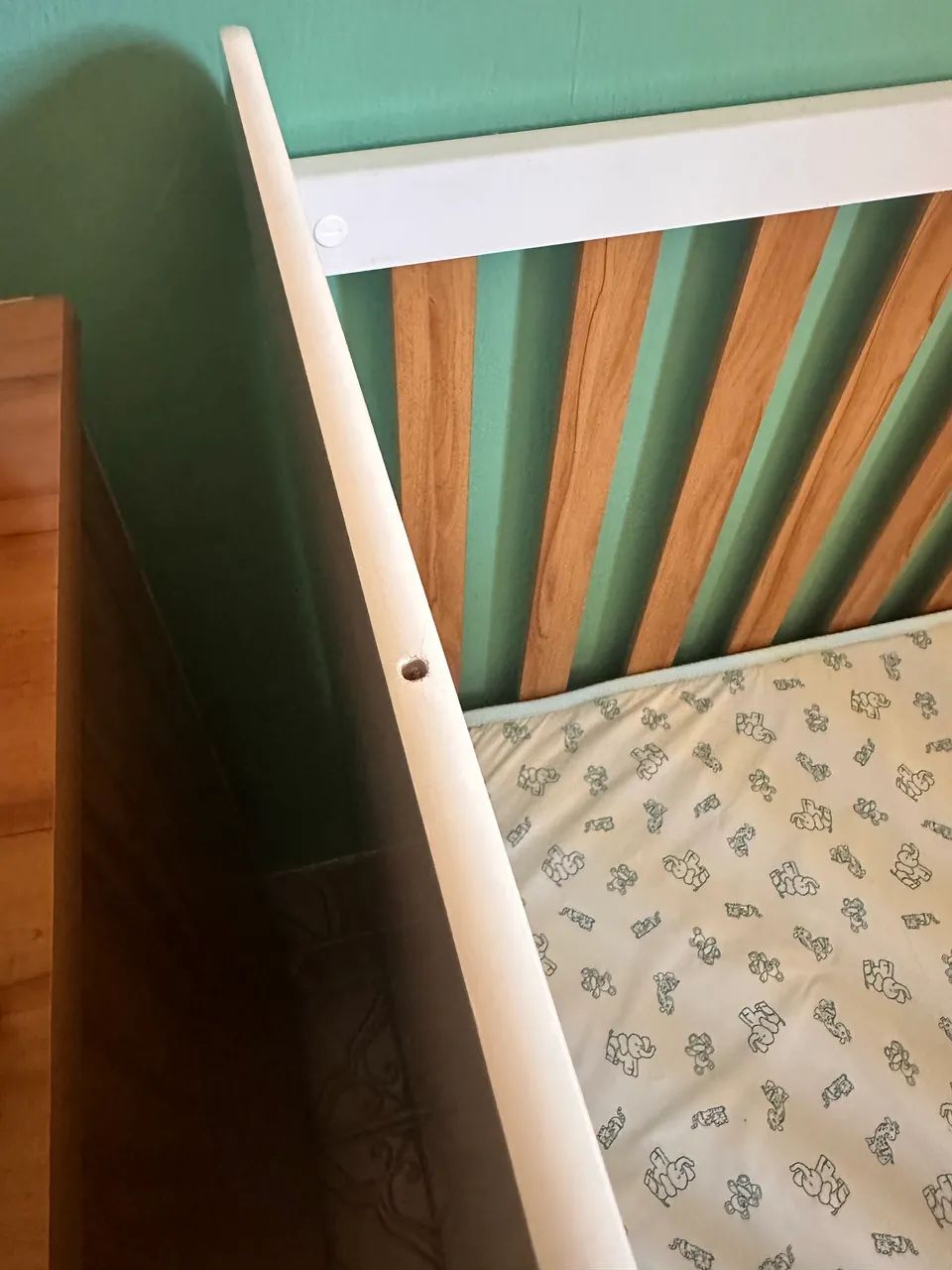Berço americano ben 3 em 1 mini cama e mini sofá  - Foto 3