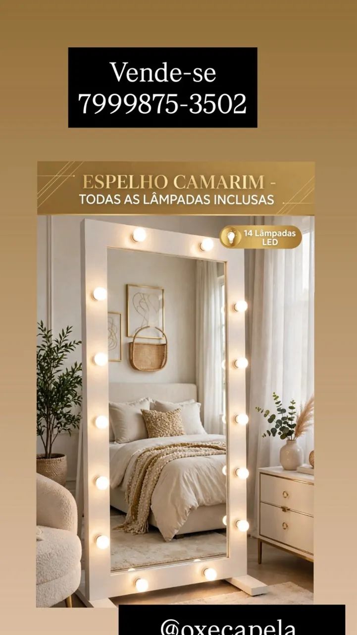 Espelho camarim 