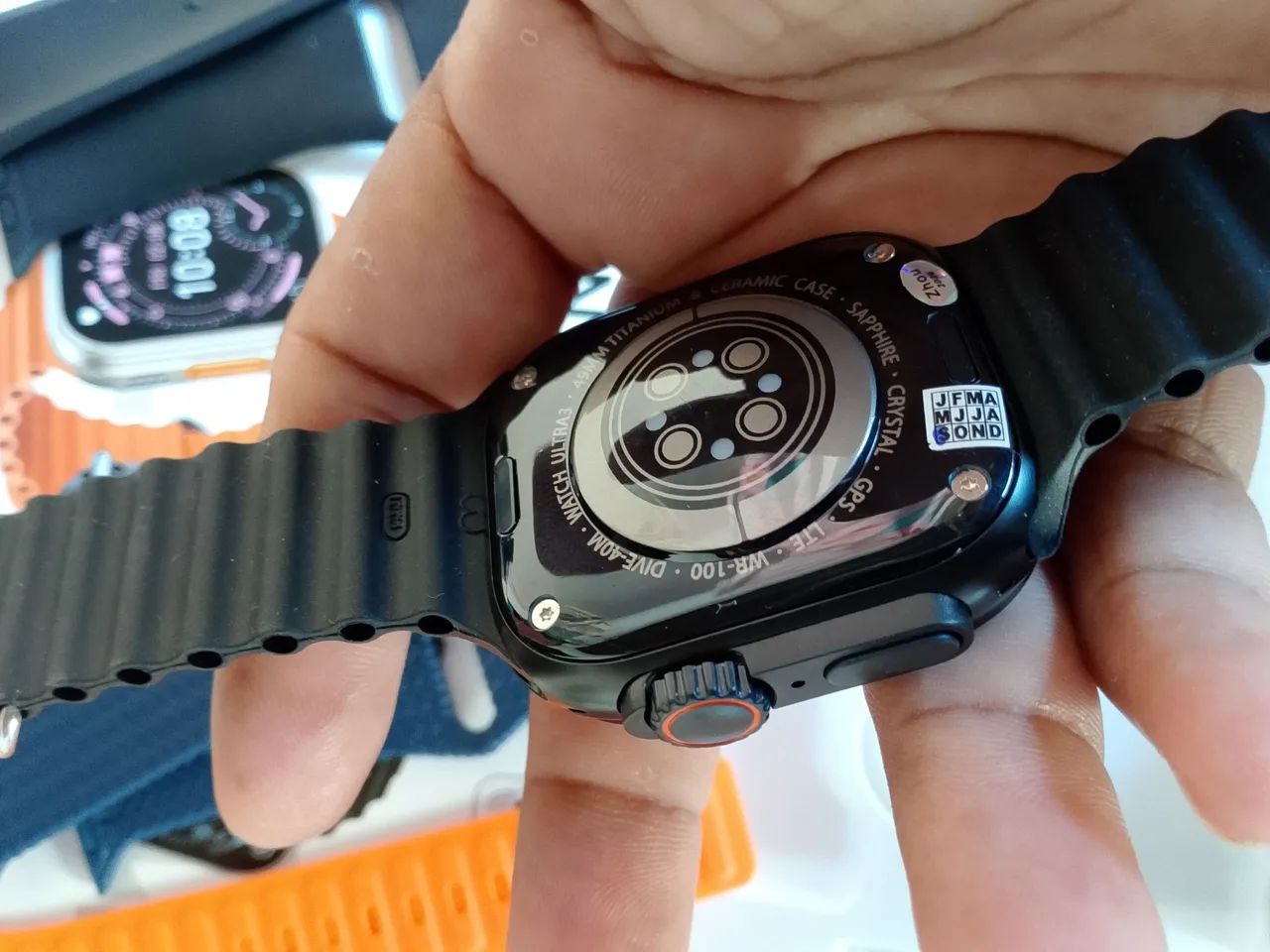 Relógio smartwatch N11 ultra 4 pulseiras  - Foto 3