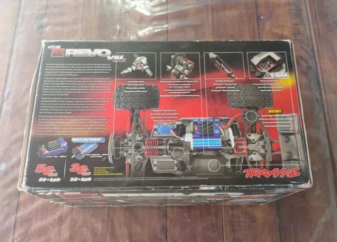 Caixa Original e revo 1/16 com manuais traxxas - Foto 3