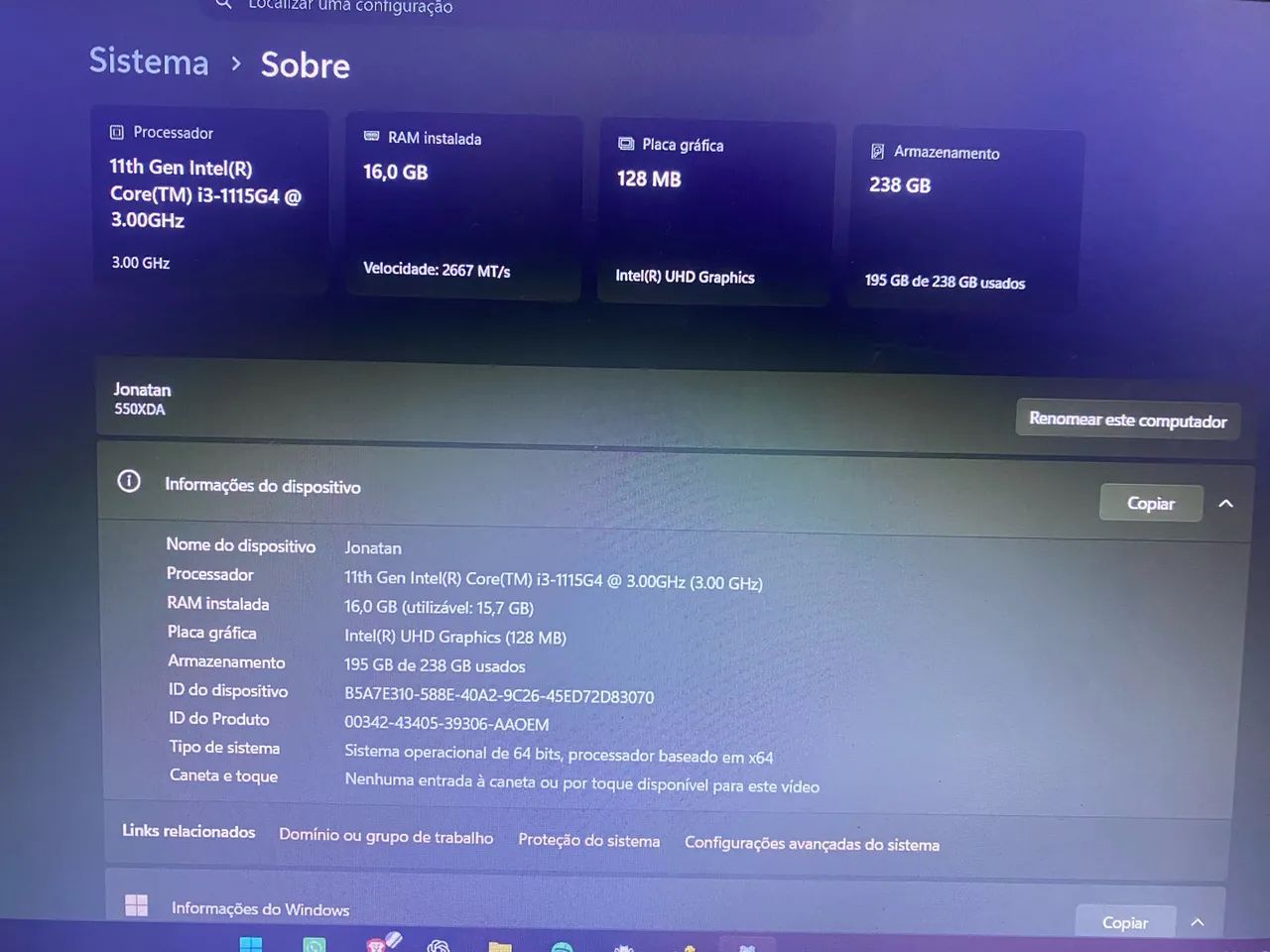 Notebook Samsung 16gb RAM - Foto 3