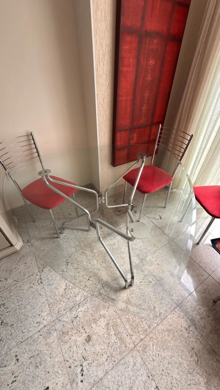 Vende-se mesa de vidro  - Foto 3
