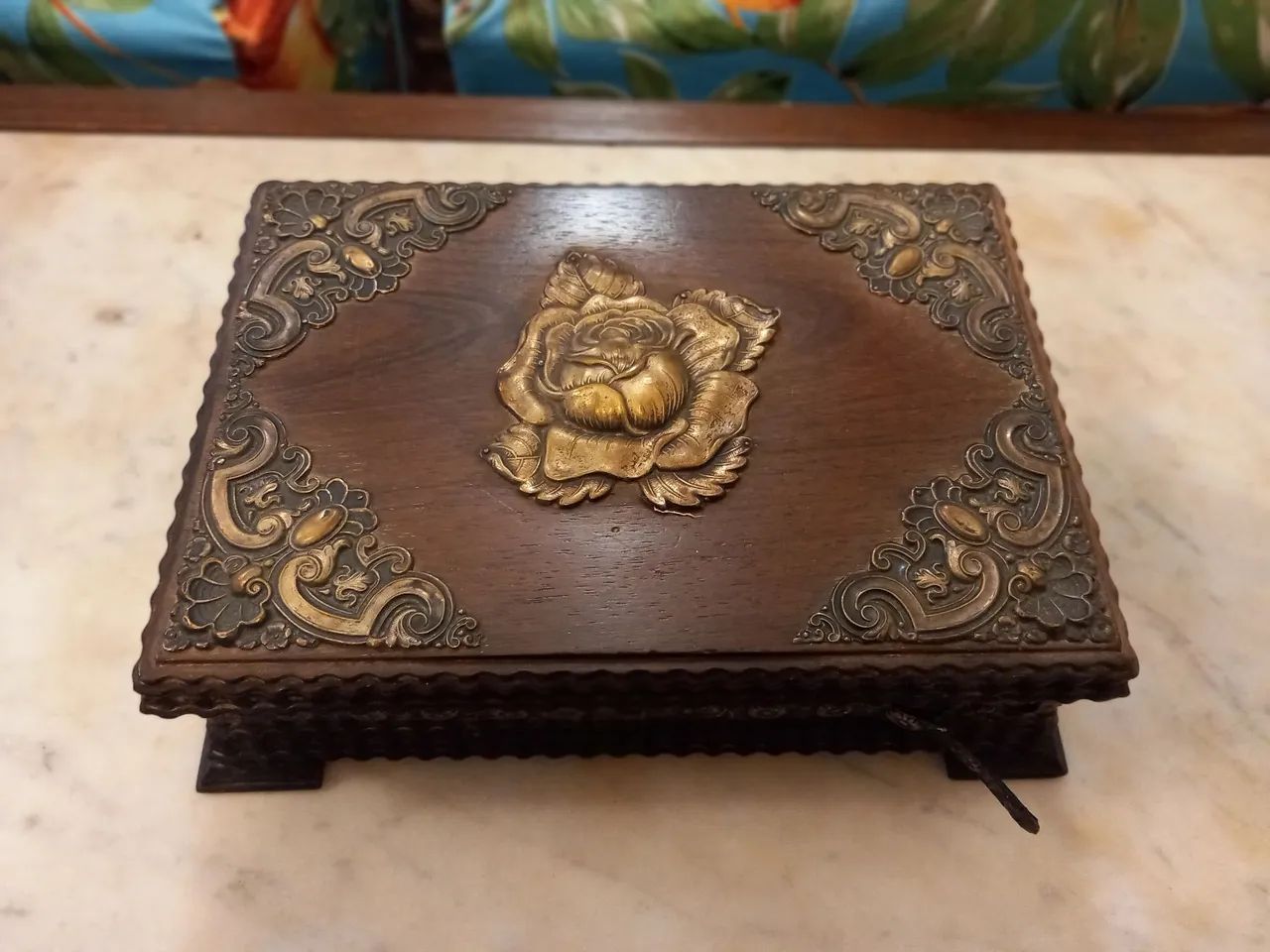 Caixa porta-jóias antiga