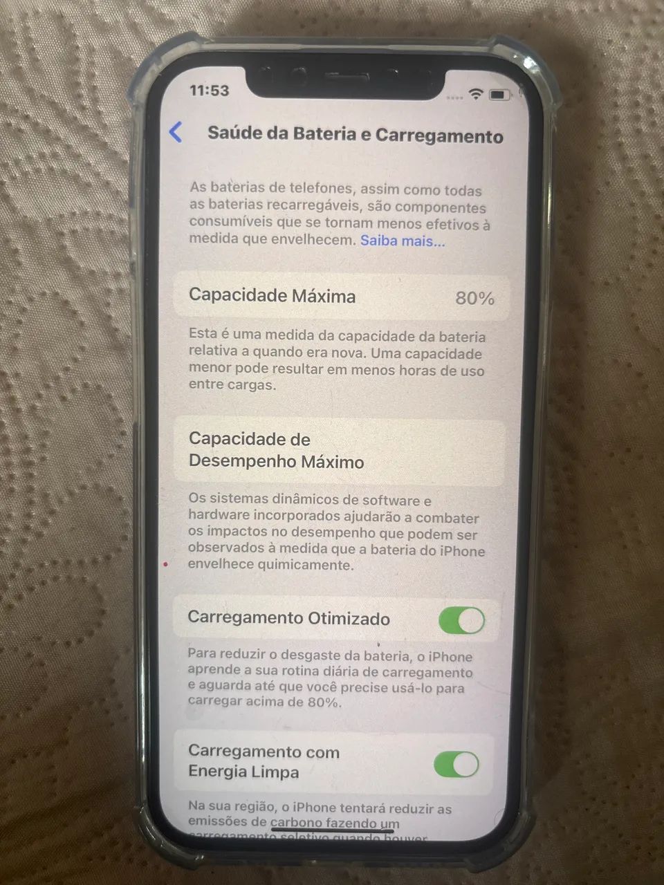 iPhone 12 64gb cor lilás lindo nunca foi aberto conservado  - Foto 3