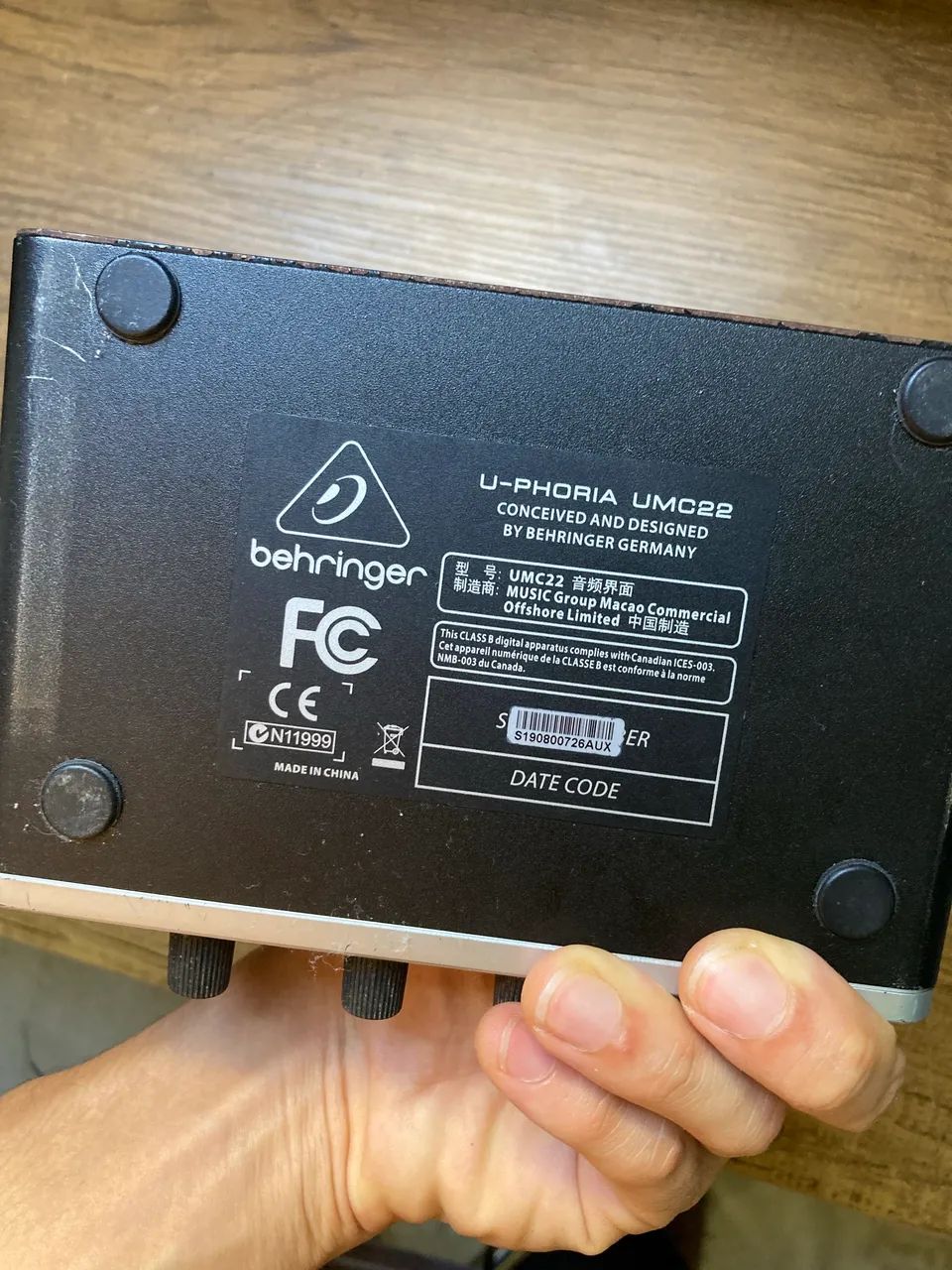 Interface de Audio Behringer UMC22 - Foto 3