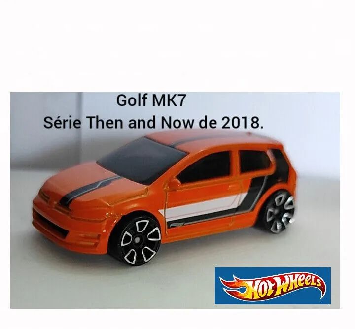 Golf MK7 laranja,série then and Now de 2018
