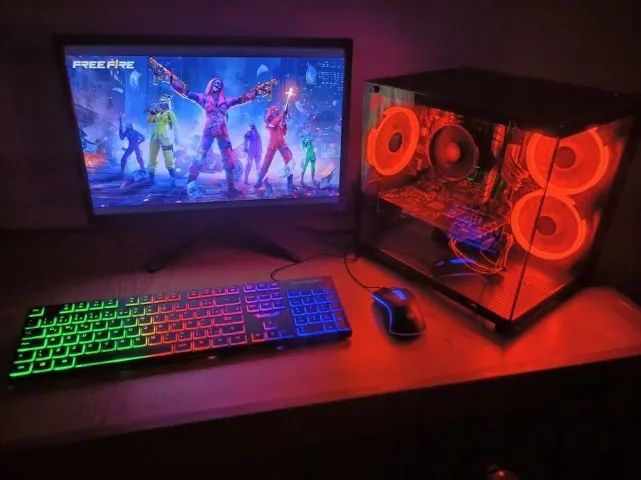 PC Completo Ryzen 5 com 16GB RAM - Placa de video e jogos - Foto 5