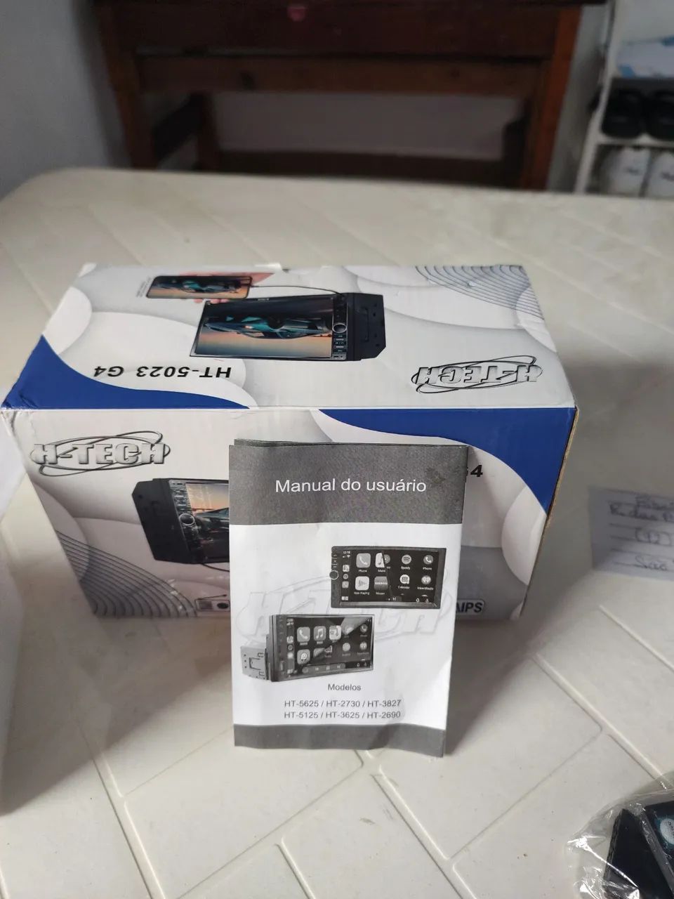 Multimídia h tech 7 polegadas 2 dim com entrada camera de ré  - Foto 4