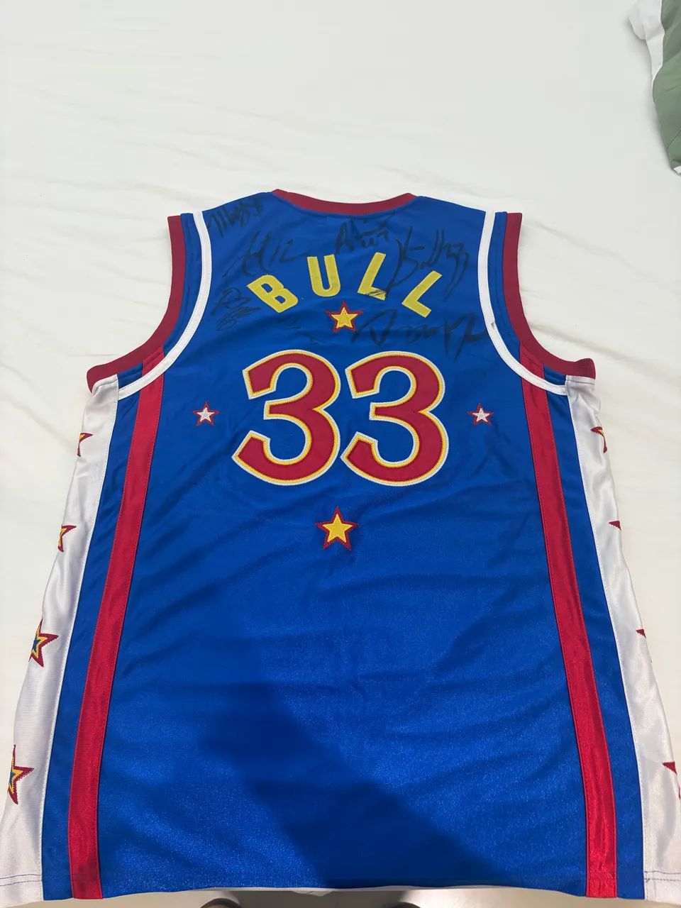 Jersey Harlem Globetrotters autografada  - Foto 2