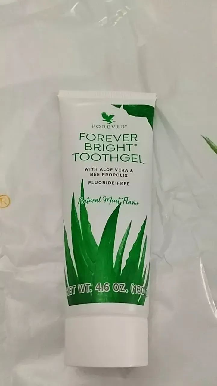 Creme dental abase de Aloe vera No-Flour 130g - Foto 2