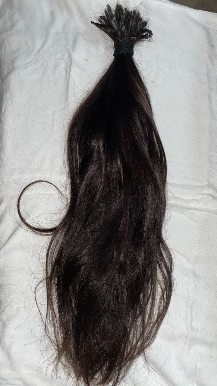 cabelo humano usado 1x