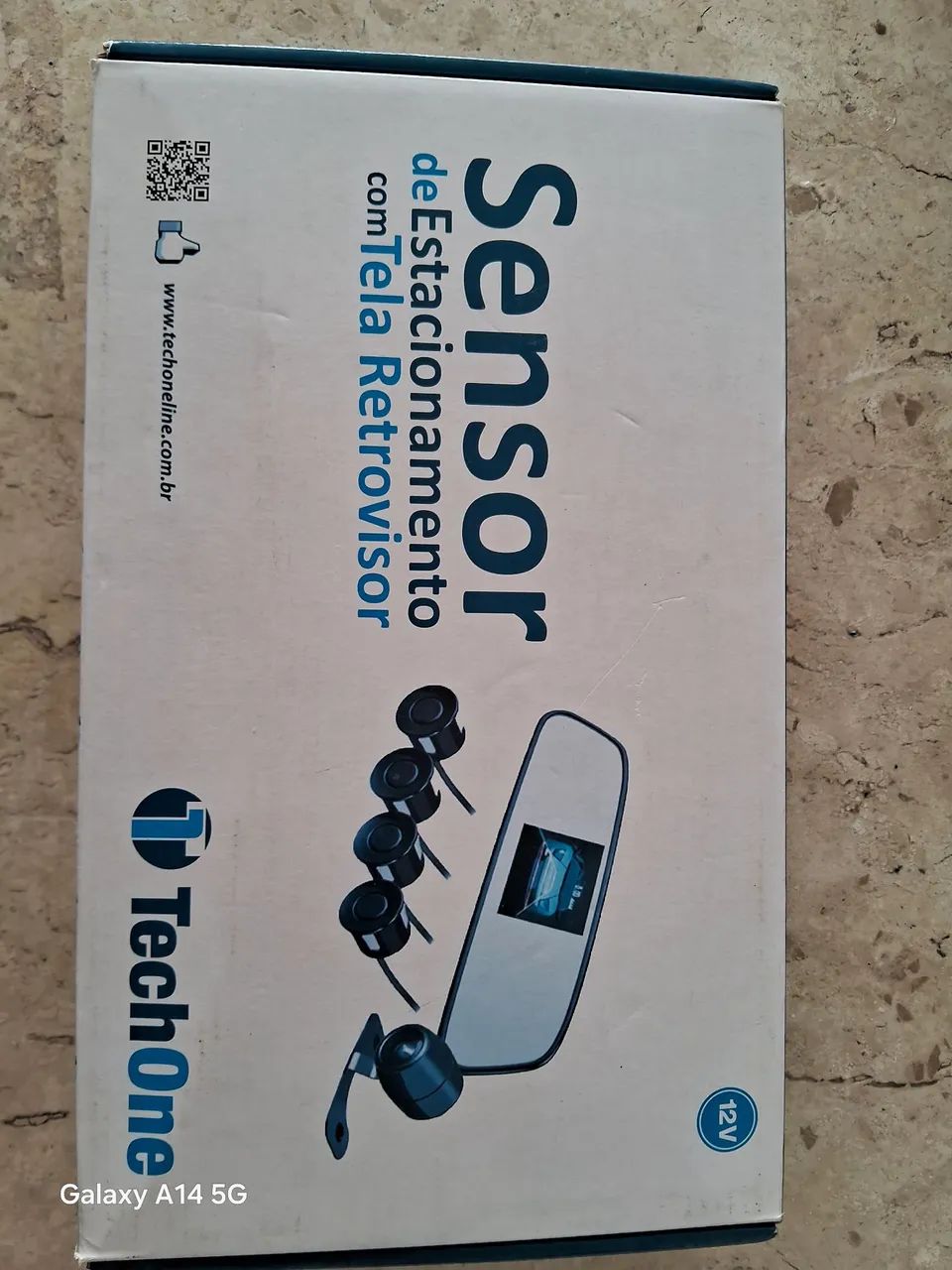 Sensor de Estacionamento com Câmera Tela Retrovisor