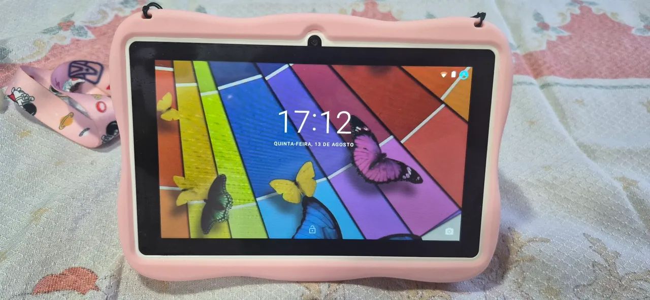 Tablet infantil rosa