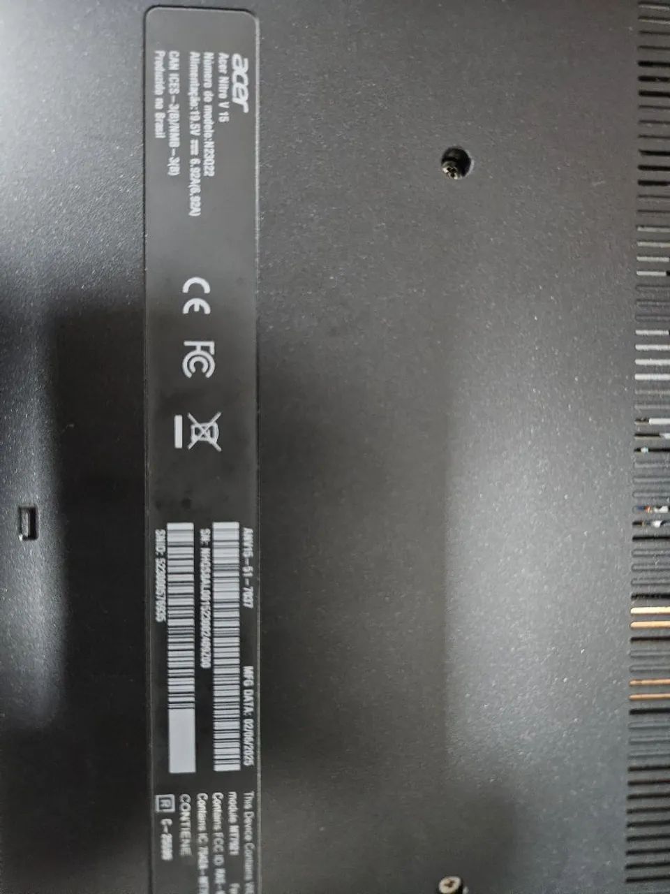 Notebook Gamer Nitro v15 i7 13th rtx 4050 16gb 165hz zero    - Foto 2